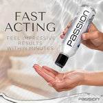 Passion Anal Desensitizing Lube, 8.25 Fl Oz - Maximum Strengthnatural Water-Based Lubricant For Comfortable Use, Long-Lasting Formula, Non-Staining & Easy To Clean