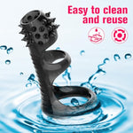 Penis Sleeve For Men Sex Toys, Penis Extender Cock Ring Girth Sleeve With Strap Testicle Penis Ring Enlarge Thicken Girth Enhancement, Penis Enlarger Girth Enhancer Sleeves For Adult Couples