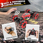 Spider Rc Cars Toys With Body Tires Lights, 2.4Ghz Gesture Hand Control Car One-Button Deformation, Fast 360°Rotation Toys Birthday Gifts For 7 8 9 10 Year Old Boys Age 6-12