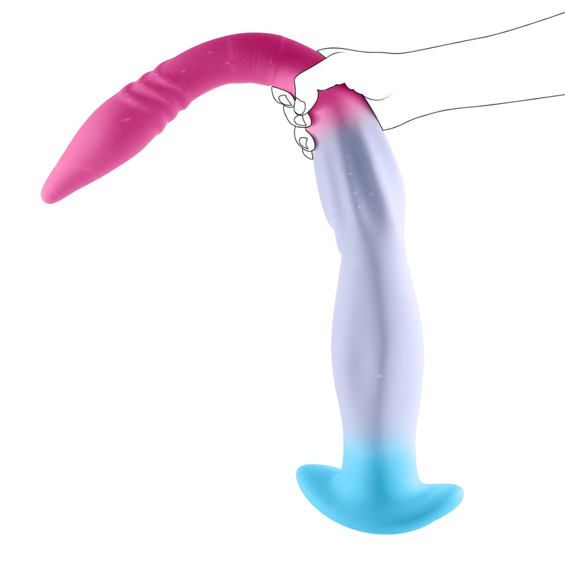 20'' Long Butt Plug Anal Sex Toys, Huge Buttplug Prostate Plug Big Silicone Butt Plug Trainer, Large Anal Plug Wearable Soft Long Anal Dilator For Advanced Men Women Couple Gay
