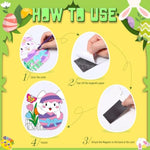 40 Piece Easter Magnet Painting Kit for Kids DIY Craft Supplies