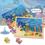 Wooden Puzzles For Kids Ages 3-5, 6 Packs 24 Pcs Jigsaw Puzzles Preschool Educational Brain Teaser Boards Toys Gifts For Children, Wood Puzzles For 3 4 5 6 Year Old Boys Girls