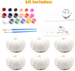 Paint Your Own Halloween Squishy Pumpkin Craft Kit for Kids