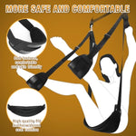 Sex Swing Sex Toys Adjustable Bondage Slave Upgrades Two Widen Leather Soft Plush Sex Slings With Hanging Door Handcuffs, Leg Restraints, And Spreader Adult Toys For Couples Holds Up To 300Lbs