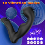 Automatic Inflatable Butt Plug Prostate Massager Anal Vibrator Sex Toys For Men And Women With 10 Vibration Modes Vibrating Butt Plug Anal Toy With Remote Control Couple Adult Toy