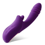 Rabbit Vibrator For Women, 5-In-1 Dual Stimulator With 10 Vibration & 10 Licking Modes, One-Touch Climax, Ipx6 Waterproof,Usb Rechargeable Adult Personal Massager For G-Spot & Clitoral Pleasurea