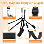 Sex Swing, Upgraded Bdsm Bondage Sex Swings With Widened Thick Plush Seat Cushion Support & Adjustable Straps, Adult Swing Sex Furniture For Bedroom Kinky Sex Toys