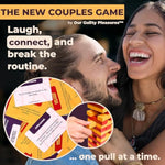 The Pull Out Game - Flirty Date Night Game For Couples, Romantic Block Tower With 100 Cards, 50 Action & 50 Tell Me Relationships And Valentines Day Gift