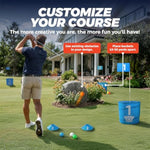 Golf Game Set, 6 Holes Backyard Golf Bucket Game For Adults Kids, Practice Golf Course With Balls And Flag, Outdoor Indoor Golf Yard Game For Beach, Camping And Lawn