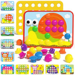 Color Matching Pegboard Toy for Kids Ages 3+