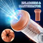 Automatic Penis Enlargement Pump For Men Erection With 3 Intensities, Male Adult Sex Toys Vacuum Sensuality Pump Penis Enlargers & Enhancer Device With A Vagina Pussy Stroker For Men Masturbation