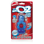 Big O 2 Vibrating Penis Ring – Dual Motors, Stretchy Fit, Reusable, Wireless, Blue
