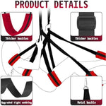 Sex Swing Bdsm Sex Swings Adjustable Straps Sex Sling Widened Thick Cushion Comfortable Swing For Couples Restraint Sex Toys, Adult Swing Sex Furniture For Bedroom Sex Games