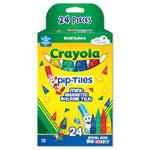 Crayola Mini Magnetic Pip-Tiles, Bold Colors - Building Set For Kids, Magnetic Building Toys For Kids, Stem Travel Toys For Boys And Girls Ages 3+, 24-Piece Set (Bold)