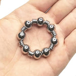 Male Penis Ring Stainless Steel Glans Cock Ring Semen Lock Erection Enhancing Orgasm Increase Penis Loop Sex Toys For Men Delay Ejaculation(1.25")
