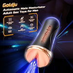 Automatic Male Masturbator Sex Toys For Men - Hand Use Male Sex Toys Penis Pump With 10 Vibration Modes, 3D Textured Pocket Pussy Sex Machine Adult Toys For Men Pleasure
