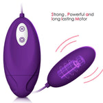 Vibrating Love Egg Waterproof 12+1Mode Powerful Quiet Soft Silicone Bullet Vibrator Remote Control Adult Sex Toy For Women And Couple (Purple)