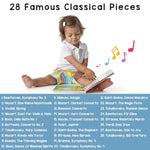 Discover The Orchestra – 28 Instrument Sounds And Classical Pieces, Musical Books For Toddlers, 28-Button Music Book, Musical Toys For Toddlers 1-3