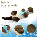 Sea Otter Stuffed Animals For Kids,Upward Posture Otter Ocean Cute Animal Plush Toy Birthday Gift For Boys Girl Children?Upward?