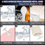 3 Pcs Glass Anal Plug Set For Outdoor Use, Clear Crystal Hidden Butt Plug Training Kit For Beginners, Anal Toys For Women Men Self Pleasure, Plug Toys For Anywhere, Sm Sex Toys For Women