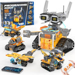 5In1 Stem Robot Building Kits For Kids 6-12, App & Remote Control Stem Dinosaur Tank Robot Building Toys For Kids, 899Pcs Diy Science Building Sets, Erector Sets For Boys Girls Birthday Xmas Gifts