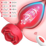Vibrating Anal Plug Small Butt Plug With 10 Vibration Modes Silicone G-Spot Massage Vaginal Stimulation For Women Men Couple Vibrator Adult Sex Toys (Red)