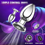 Vibrating Anal Plug - Vibrating Butt Plug With 10 Vibrating Modes Remote Control Vibrator, Vibrating Anal Vibrator For Men, Couples Dildos Prostate Massager, Vibrating Anal Beads, Sex Machine