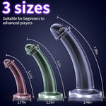 Anal Butt Plug Trainer Kit, Anal Training Set, Anal Plugs Training Simple Dildos Set With Strong Suction Cup Base Anal Prostate Vaginal G-Spot Sex Toys For Beginners To Advanced Users (Threecolor)