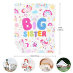 Big Sister Gifts For Girls Age 2/3/4/5, Christmas New Big Sister Gift Blanket 50"X40"