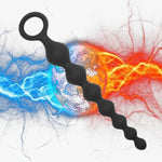 Silicone Anal Chain Link With O Pull Ring, Anal Butt Plug,Silicone Flexible Anal Chain Butt Plug With 7 Gradual Balls And Pull Loop Prostate Massager G-Spot Stimulator Sex Toy For Men Women