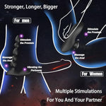 Vibrating Anal Beads Butt Plug With Remote Control, 10 Modes Silicone Prostate Massager Anal Vibrator, Waterproof Anal Toys For Men Women Couples, Beginner-Friendly Adult Sex Toys For G Spot Pleasure