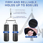 Sex Swing With 360° Spinning Ceiling Mount – Indoor Sling Set With Sturdy Stand & Extra-Wide Padded Seat For Couples (Pillow Extreme, Black)