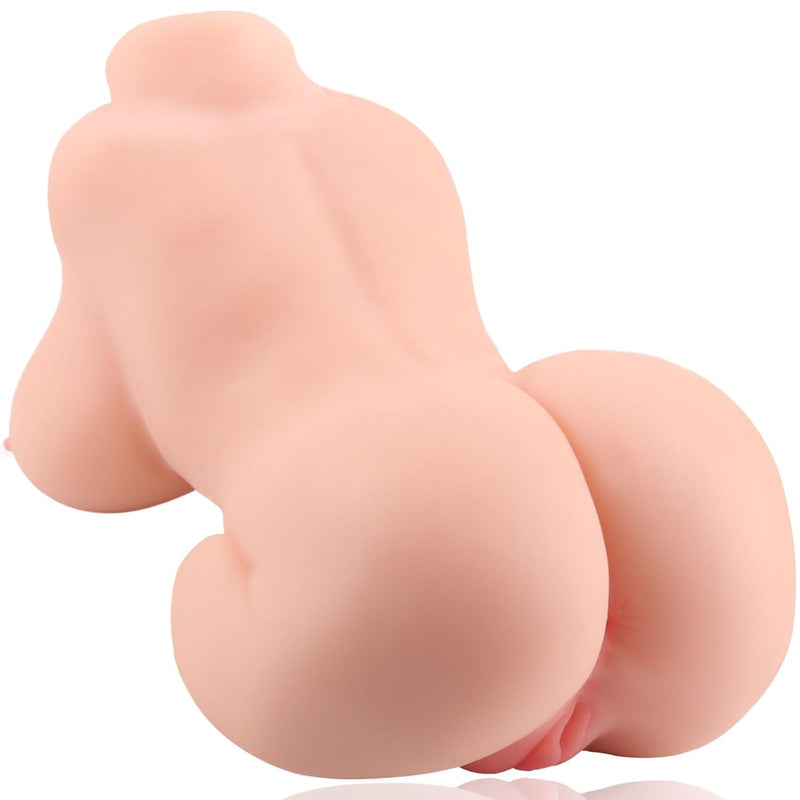 4Lb Sex Doll Male Sex Toys With Big Butt Boobs, Realistic Male Masturbator Adult Sex Toy With 2 Holes For Vagina Anal Breast Play, Pocket Pussy Ass Love Doll Stroker For Men Masturbation (Flesh)