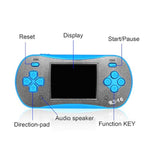 Handheld Game For Kids - Rs16 Portable Classic Controller 260 Game 2.5 Inch Lcd Retro Arcade Video Game System Children'S Birthday Gift (Blue)