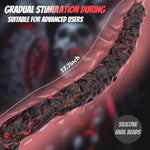 17.7 Inch Monster Dildo, Huge Fantasy Dildos With Skull, Long Anal Plug With Strong Suction Cup For G Spot Play, Silicone Anal Beads Butt Plug For Challenger, Adult Sex Toy For Men & Women,