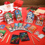 24 Pack Christmas Scratch Art Crafts Party Favors for Kids