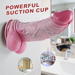 11.6" Giant Thick Realistic Dildo, 2.8" Wide Curved Huge Dildo with Large Suction Cup, Dual-Density Silicone Long XXL Penis for Vaginal and Anal Play,Extra Large Fat Adult Toy for Women Men