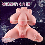 9.9Lb Male Sex Dolls Male Masturbator Sex Toy, Pocket Pussy With Fantasy Body Love Torso Doll 3 Boobs & 2 Vaginas