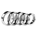 Stainless Steel Cock Ring, Metal Penis Ring Penis Glan Loop Sex Toy For Men, 38Mm