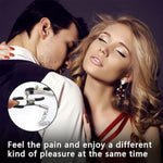 Adjustable Metal Nipple Clamps With Chain Non-Piercing Nipple Clip On Nipple Rings Nipple Clitoris Clamp With Bell For Women Adult Sex Toys