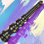 12.4 Inch Anal Beads Trainer With Suction Cup Black Butt Plug Cone Anal Stretcher Prostate Massager Dilator Sex Toy For Women Men Masturbation