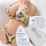 Automatic Sex Dolls Male Masturbator - 22Lb 3 In 1 Realistic Female Torso Love Doll With Sucking & Vibrating & Automatic Cleaning Function For Vaginal Anal Breast Sex, Sex Toy For Men Pleasure