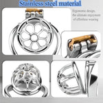 Stainless Steel Small Male Chastity Device,Men Chasity Cage,Ergonomic Design Cock Cage,Bdsm Enthusiasts?Restriction (50Mm Ring)