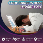 - Handheld Fidget Toy For Adults , 4Pc Fidget Toys Set Fidgets For Classroom, Finger Spinners,Infinity Cube, Fidget Cube, Stress Relief Desk Cool Gadget For Kids Teen