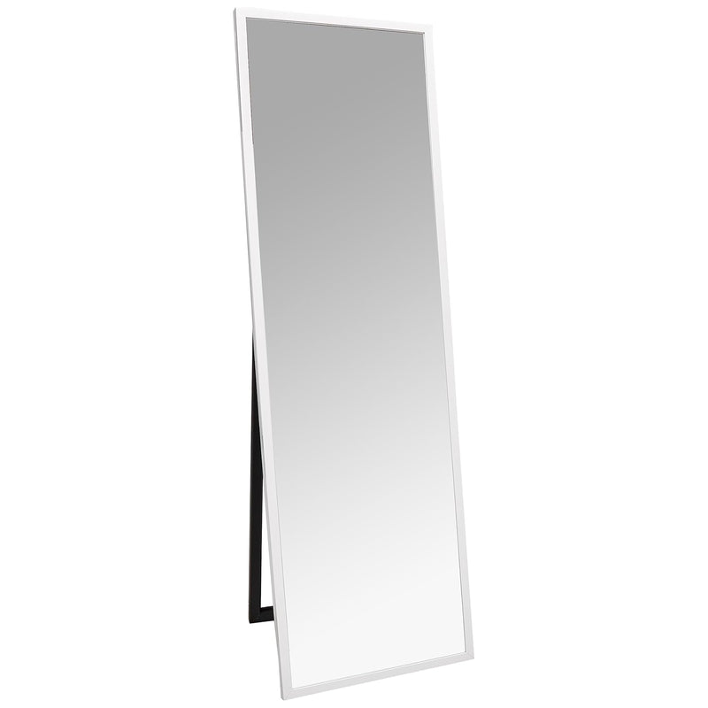 Gallery Solutions 58” L X 17.5”W Framed Free Standing Full Length Mirror With