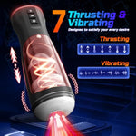 Automatic Male Masturbator Mens Sex Toy - Mastusbator Pocket Pussies With 7 Thrusting & 7 Vibrating, Heated Men Vibrator Stroker Adult Toys For Men, Masterbator Penis Pump Male Sex Toys