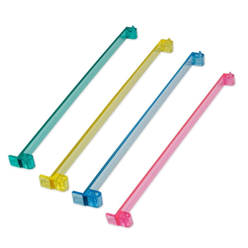 Color Acrylic Mahjong Pushers 18'' Set Of 4 By