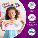 8 Pack Washable Tempera Paint Set in Vibrant Colors