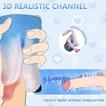 Monster Male Masturbator Silicone Dog Mouth Stroker with Pocket Pussy, Fantasy Masturbator Realistic Mouth Sex Toy Masturbation Cup Blowjob Animal Adult Sex Toys for Men