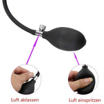 13.6 Inches Men'S Soft Kit Friendly Inflatable Total Length Male Urethral Plug Kit(Black) Stick Suitable For Beginners To Play Games